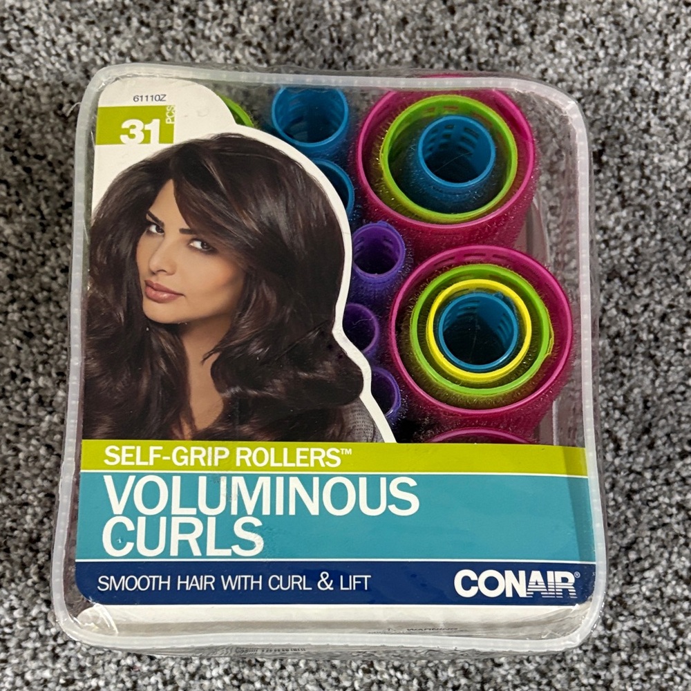 Conair Self-Grip Rollers - Vibrant Multicolor Set